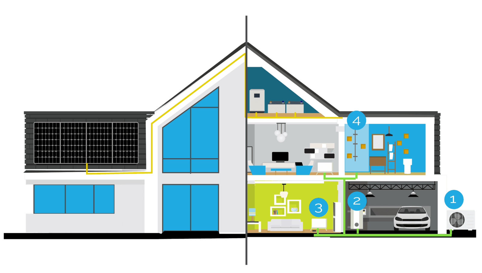 How an Air Source Heat Pump Works Diagram