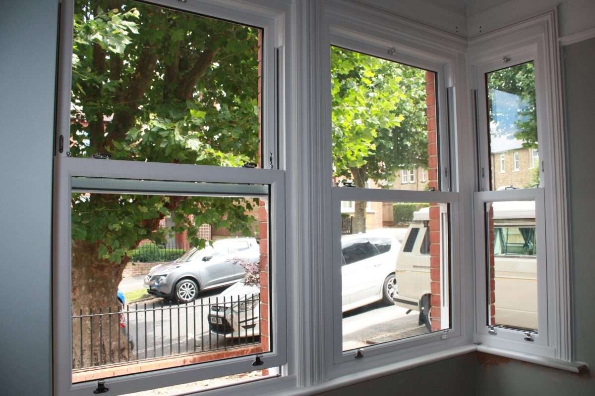 Sliding sash window installation by Roofriendly