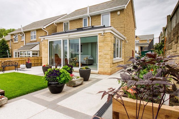 Inline Patio Doors installed by Roofriendly in Lincoln