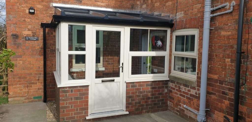 Porch installation by Roofriendly