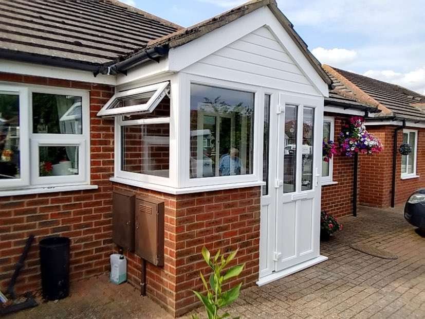 Porch installation by Roofriendly