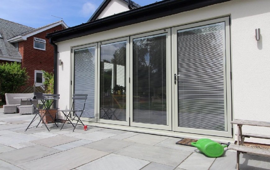Bi-fold door installation by Roofriendly