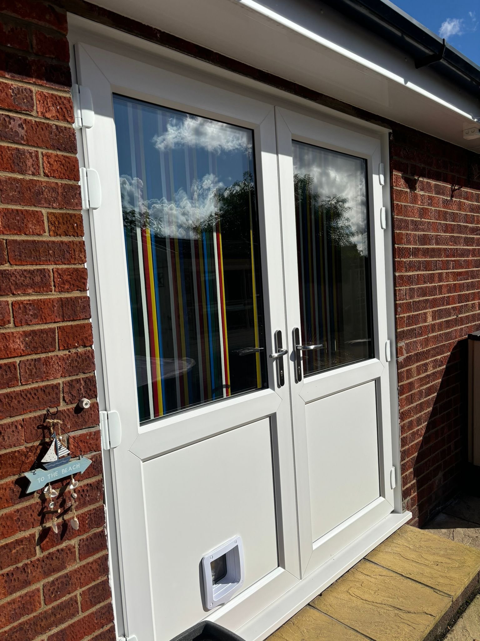 French door installation by Roofriendly