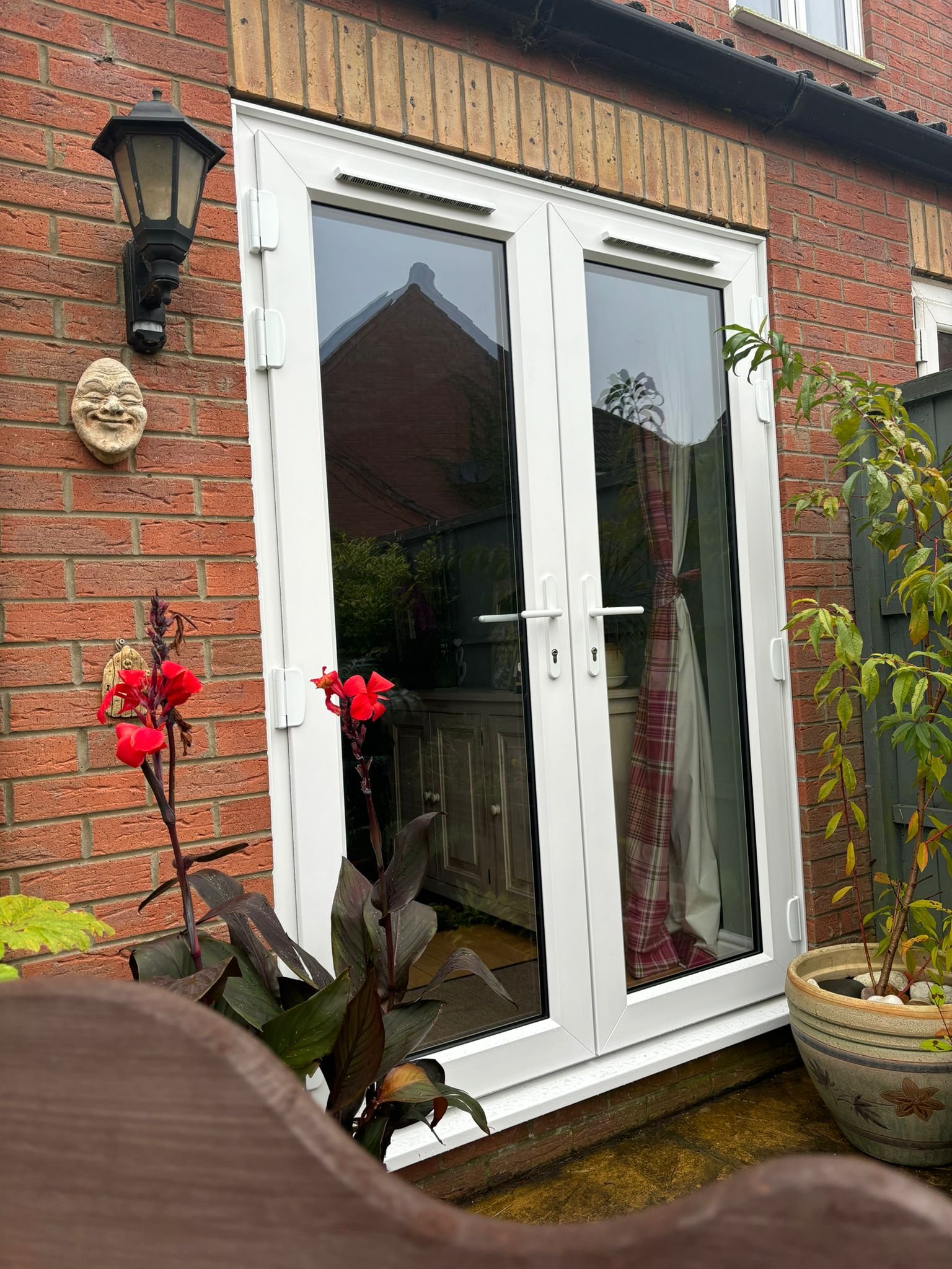 French door installation by Roofriendly