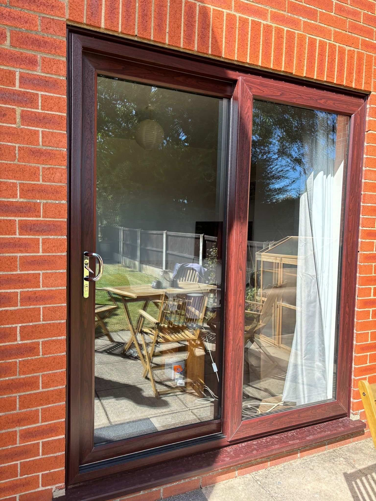 French door installation by Roofriendly