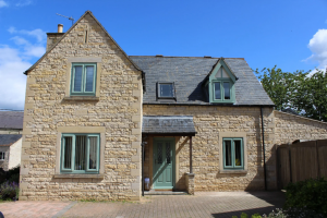 upvc green sage windows in lincoln