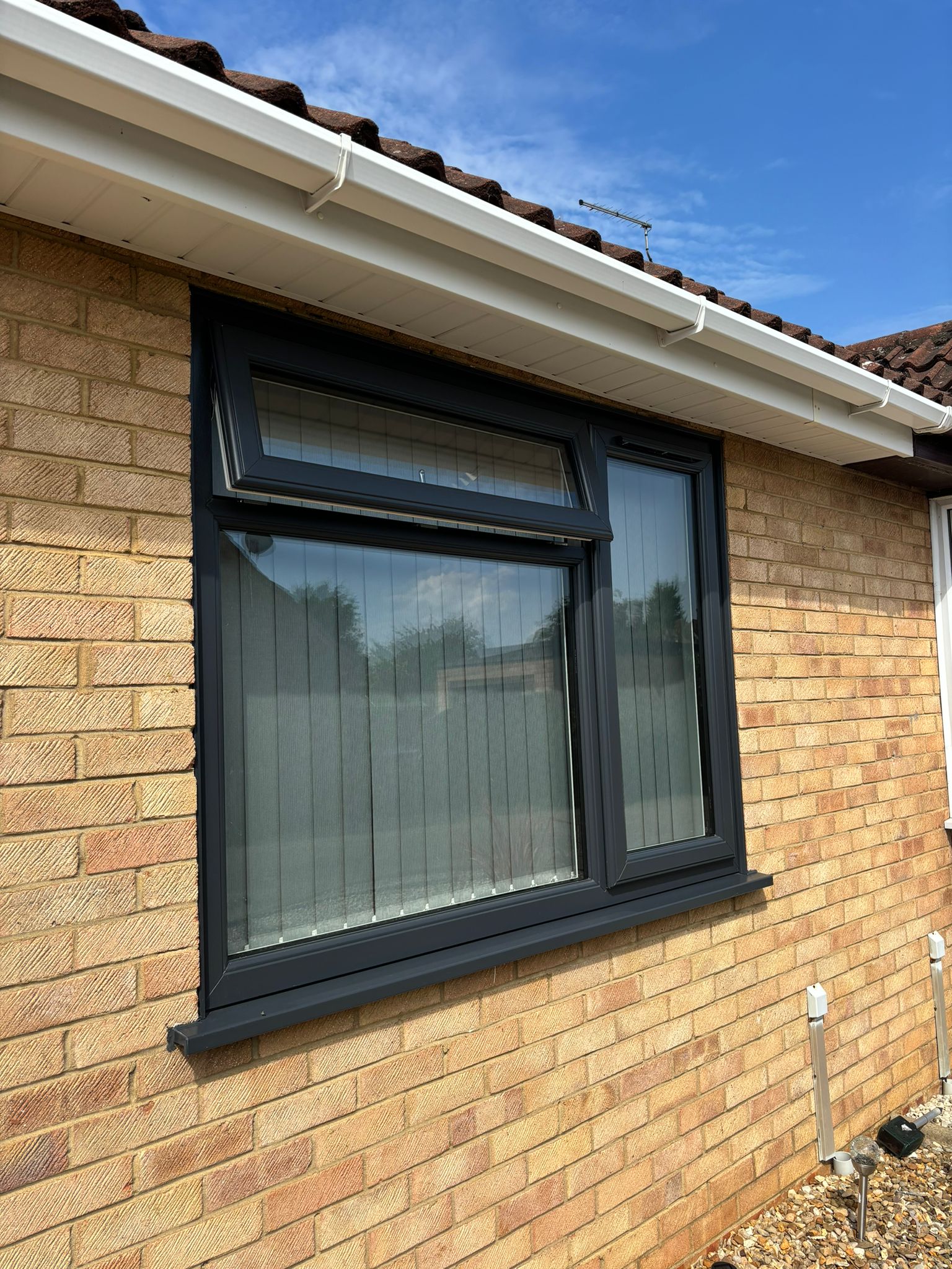 anthracite grey casement installed by roofriendly