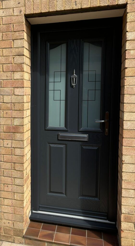 black composite installed by roofriendly