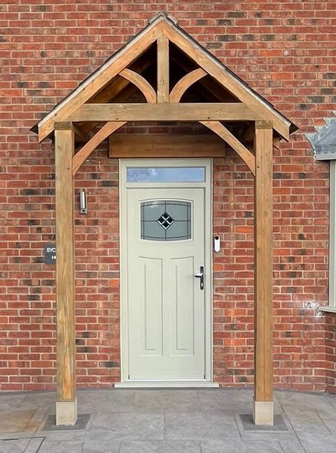 green composite door installation by roofriendly